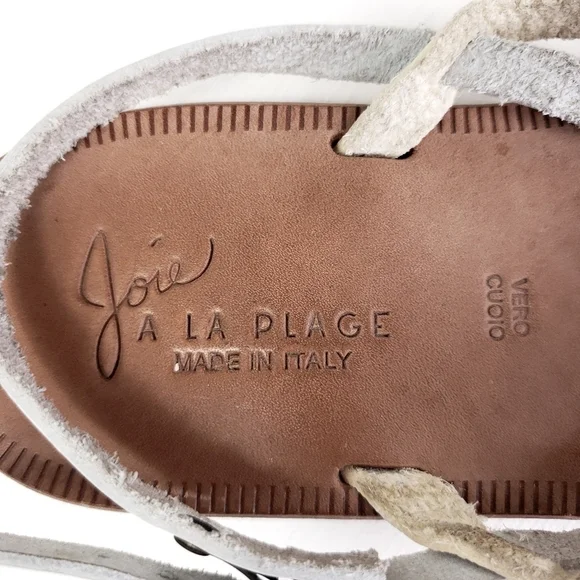 Joie a la plage leather gladiator thong sandal size 39 - Picture 5 of 9